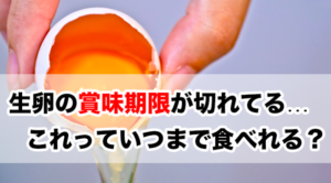 生卵の賞味期限切れはいつまで食べれる?割った後の日持ちは短いので注意! | 知恵ペディア